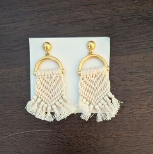 Madewell Boho Macrame Earrings